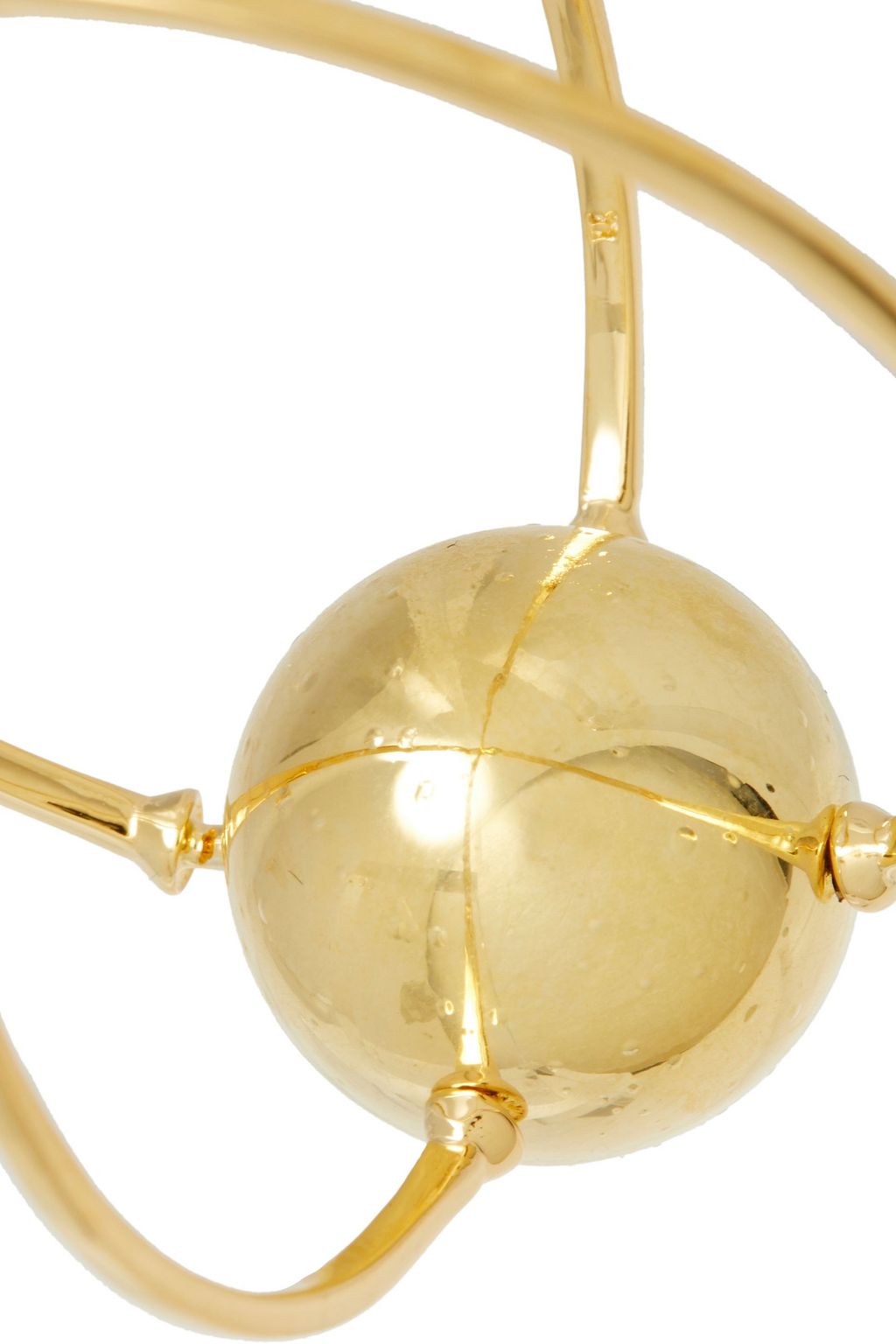 NOIR JEWELRY 14-karat gold-plated earrings