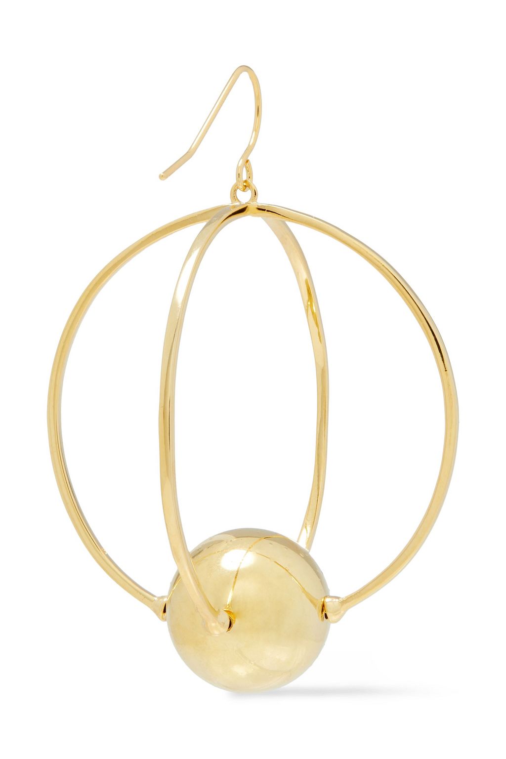 NOIR JEWELRY 14-karat gold-plated earrings
