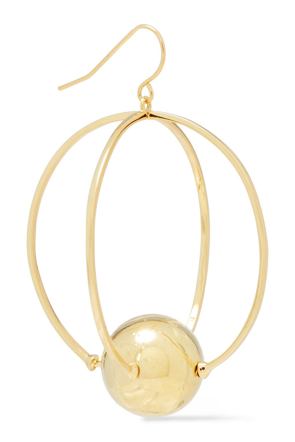 NOIR JEWELRY 14-karat gold-plated earrings