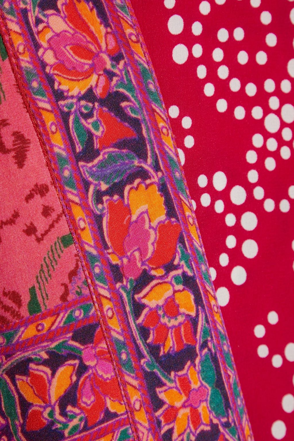 ETRO Belted printed silk-crepe kimono