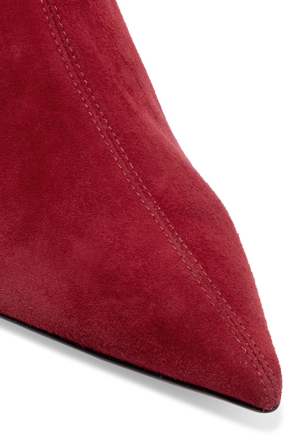 AQUAZZURA Saint Honore 85 suede ankle boots
