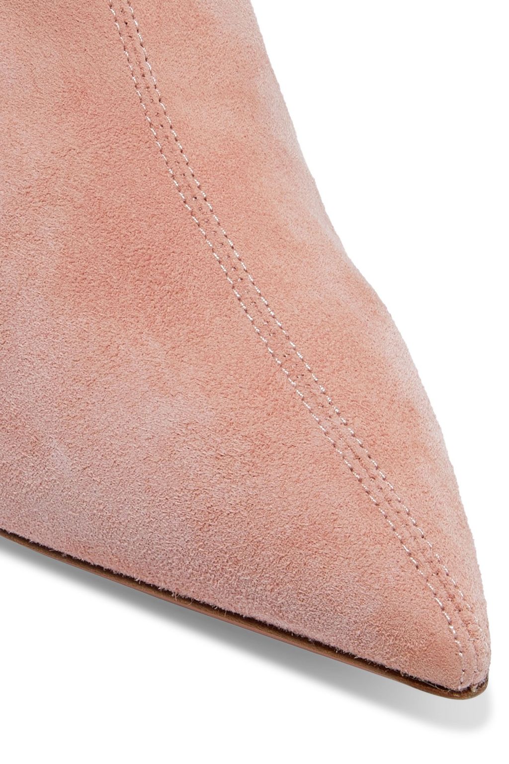 AQUAZZURA Saint Honore 85 suede ankle boots