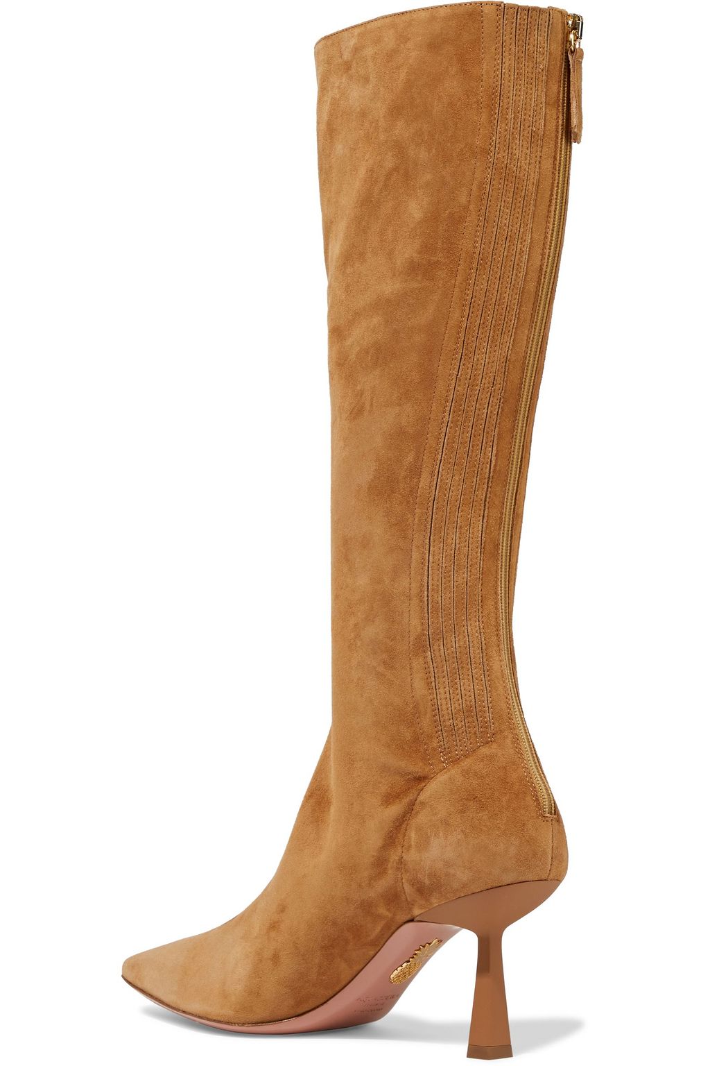aquazzura curzon 75 suede knee boots