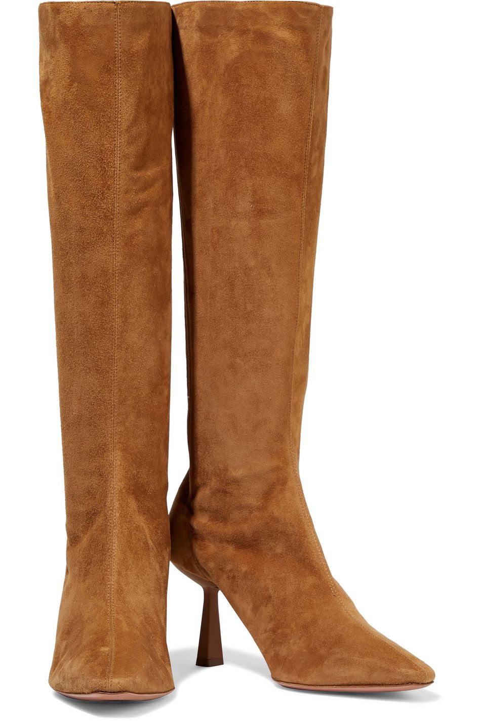 aquazzura curzon 75 suede knee boots