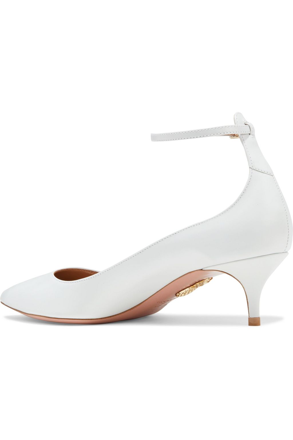 AQUAZZURA Kisha 45 leather pumps