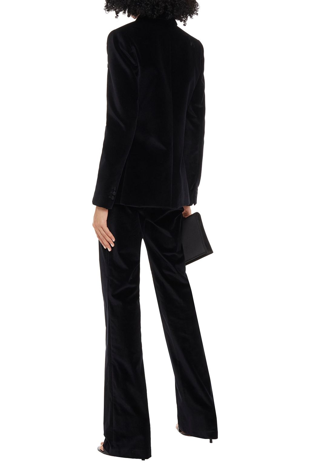 PAUL & JOE Cotton-blend velvet flared pants
