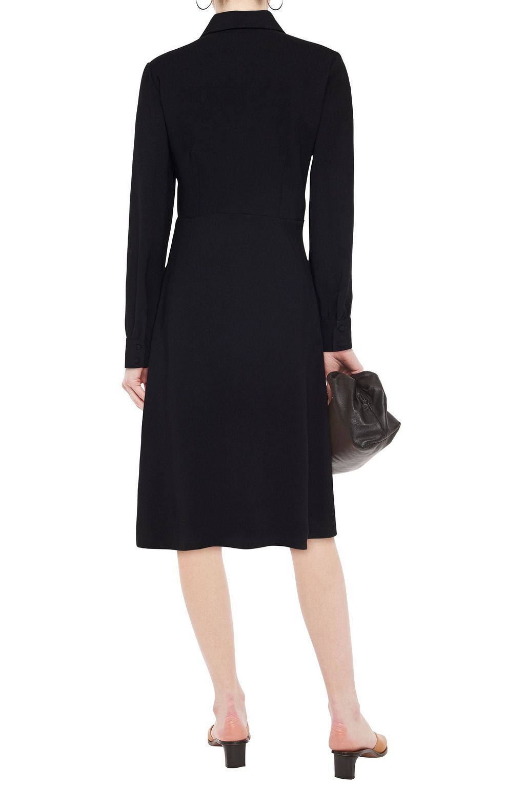 PAUL & JOE Gathered crepe shirt dress