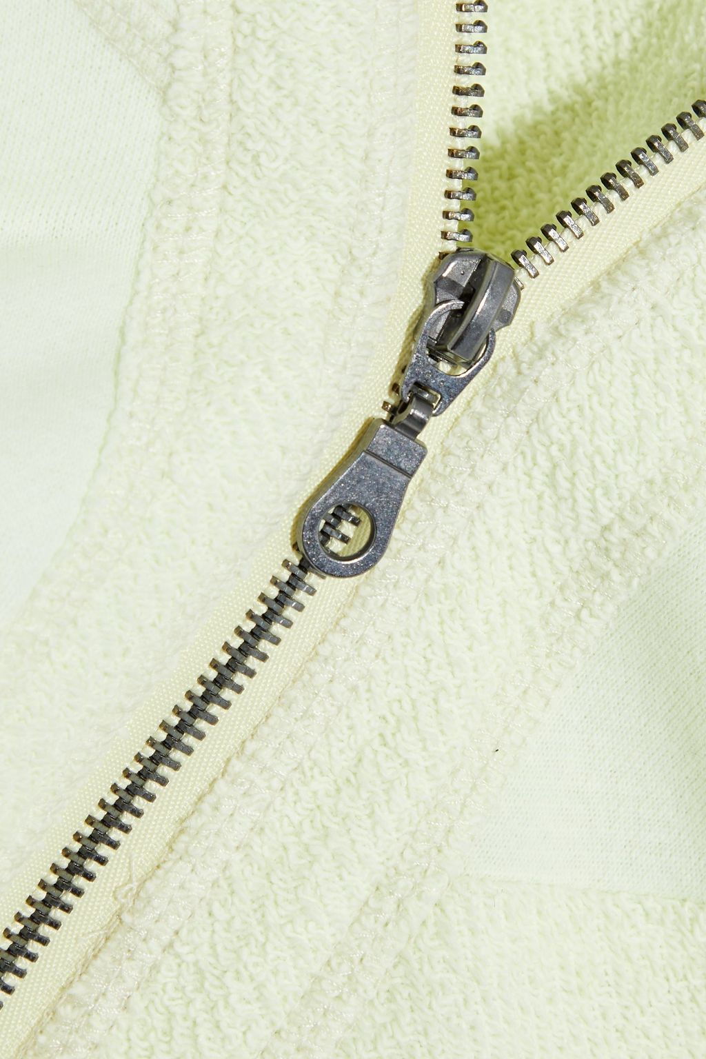 TWENTY MONTRÉAL Paneled French cotton-blend terry track jacket