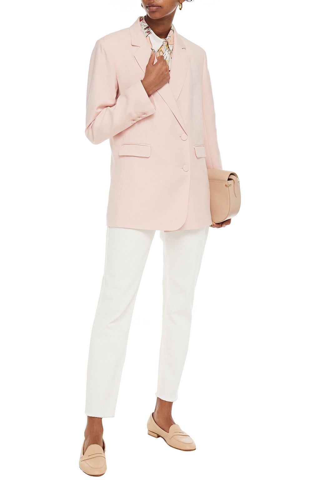 CLAUDIE PIERLOT Vicompte shantung blazer
