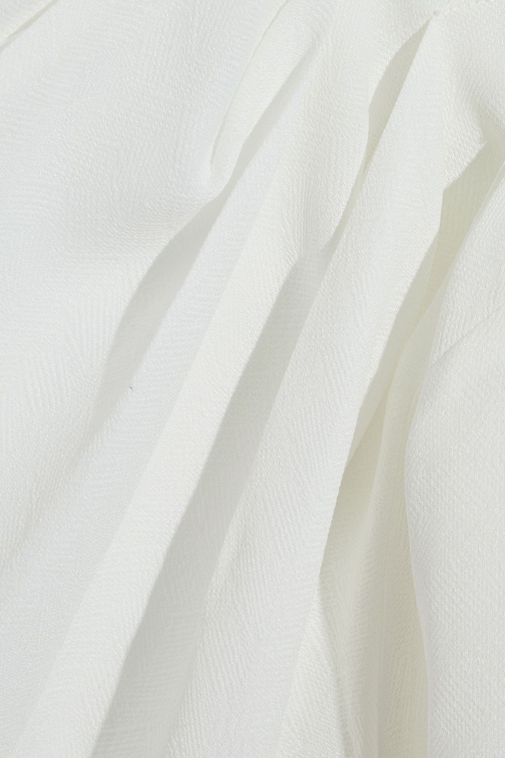 VICTORIA BECKHAM Pintucked jacquard blouse