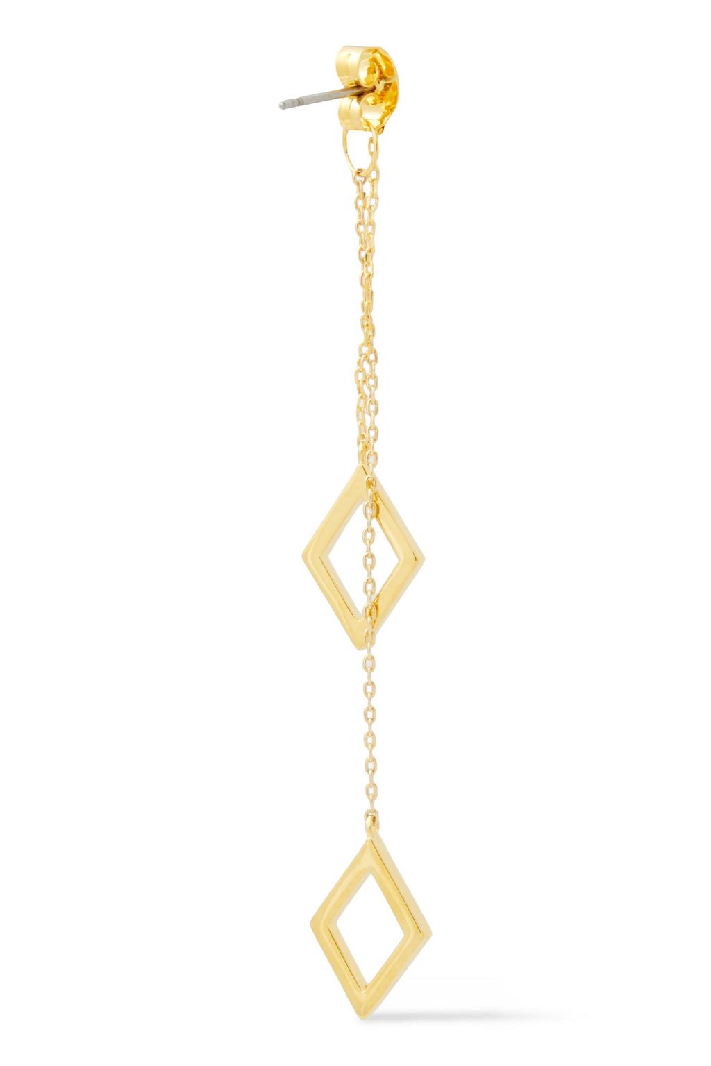 NOIR JEWELRY 14-karat gold-plated earrings