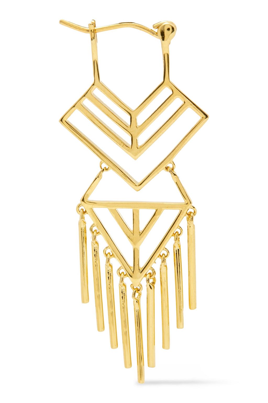 NOIR JEWELRY 14-karat gold-plated earrings