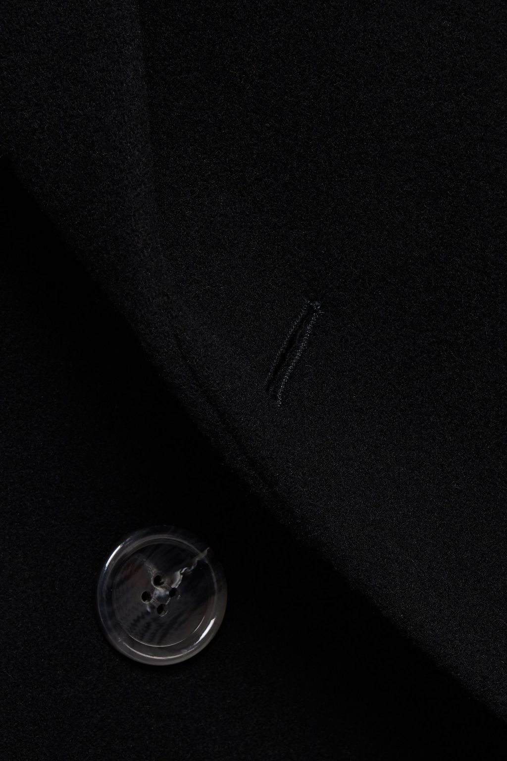 ACNE STUDIOS Double-breasted wool-blend felt coat