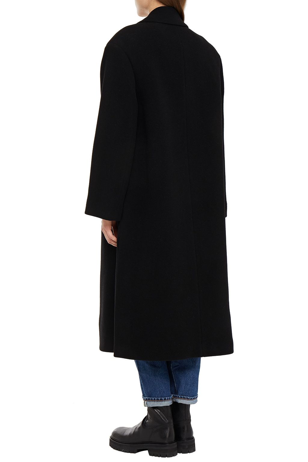 ACNE STUDIOS Double-breasted wool-blend felt coat