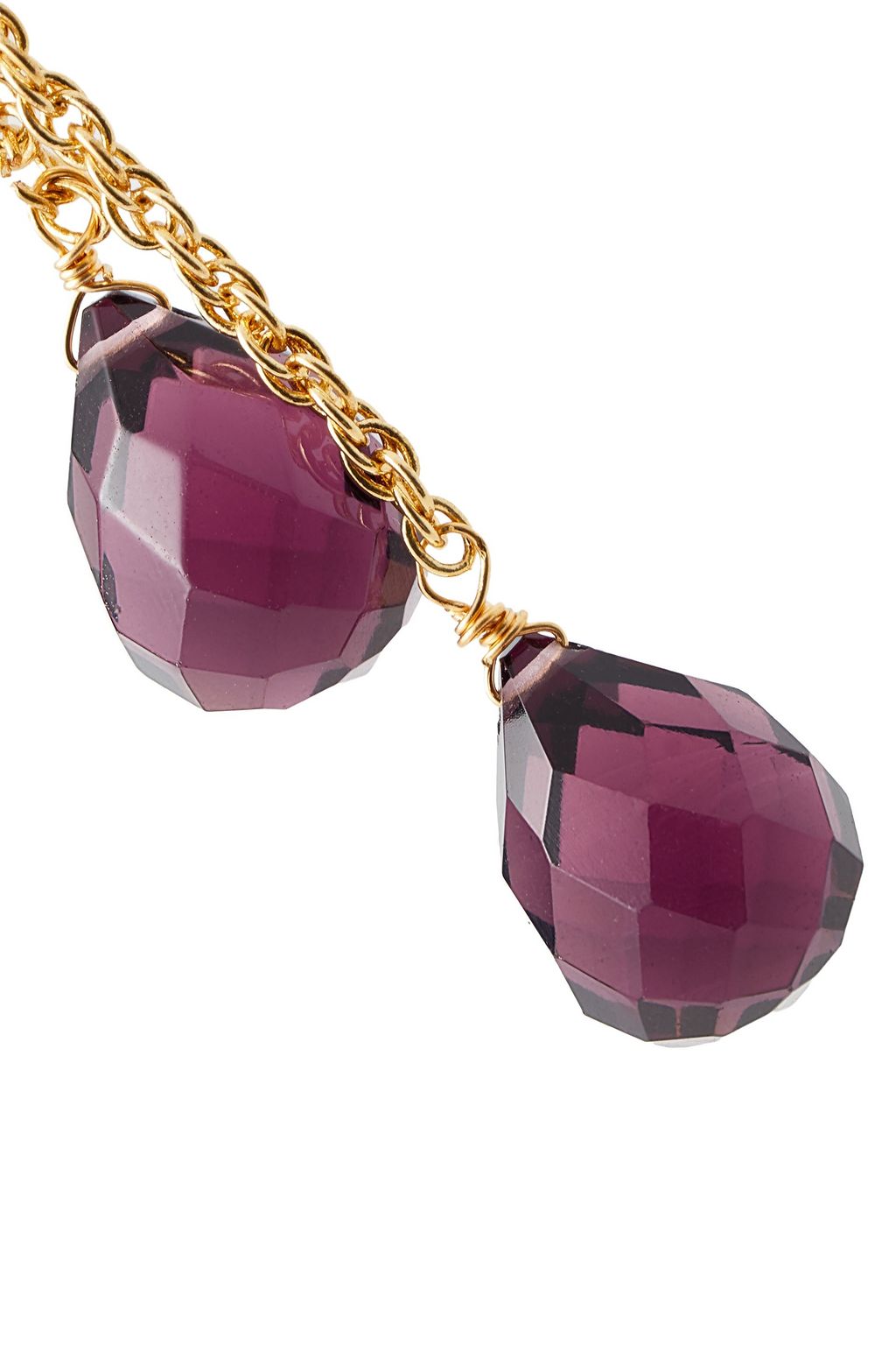 KENNETH JAY LANE Gold-plated bead earrings