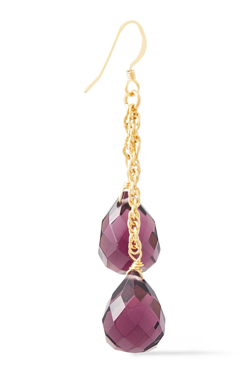 KENNETH JAY LANE Gold-plated bead earrings