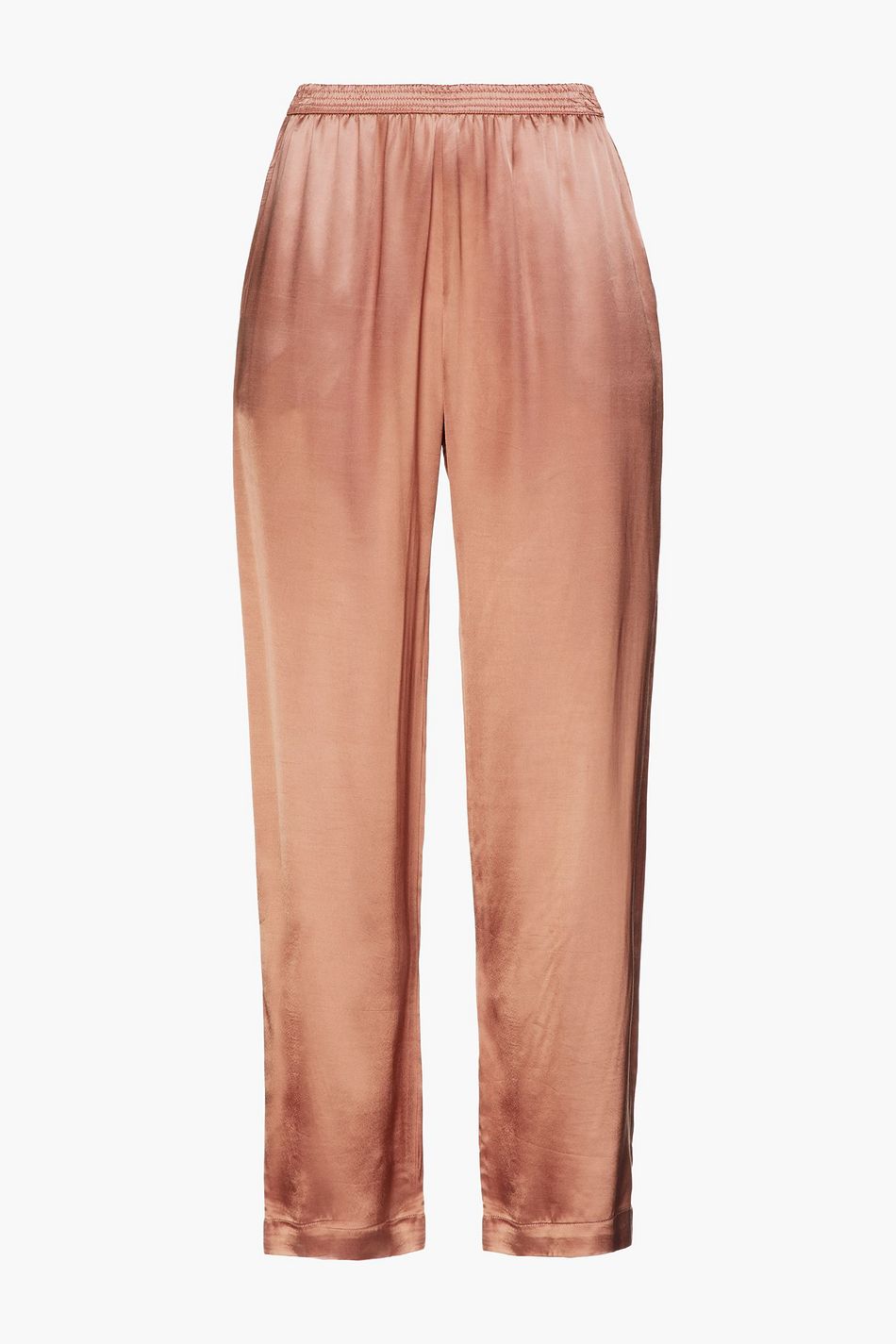 ENZA COSTA Gathered satin wideleg pants THE