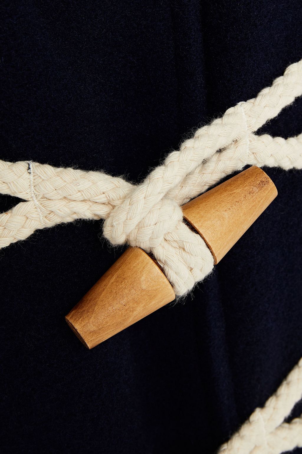 JW ANDERSON Embellished wool-felt hooded coat