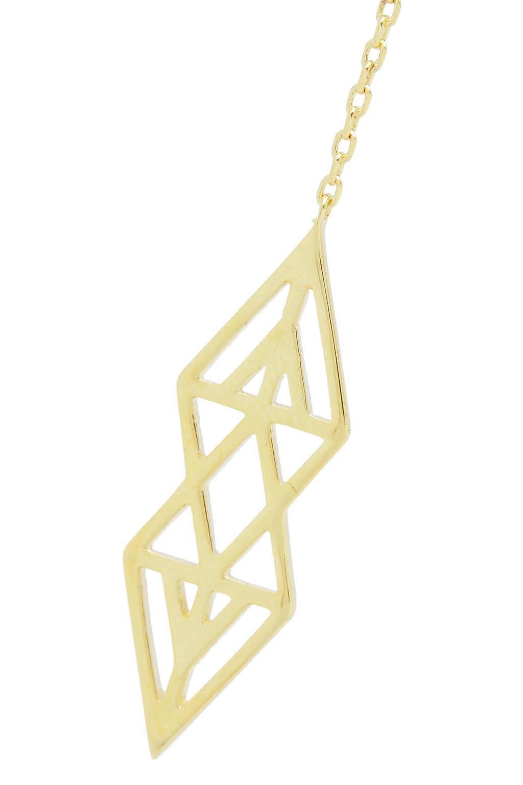 NOIR JEWELRY 14-karat gold-plated earrings