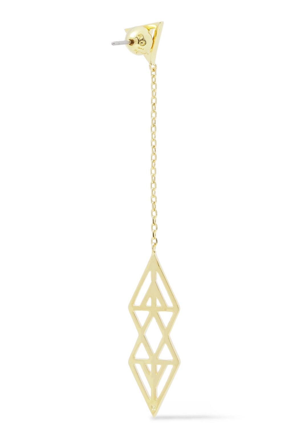 NOIR JEWELRY 14-karat gold-plated earrings