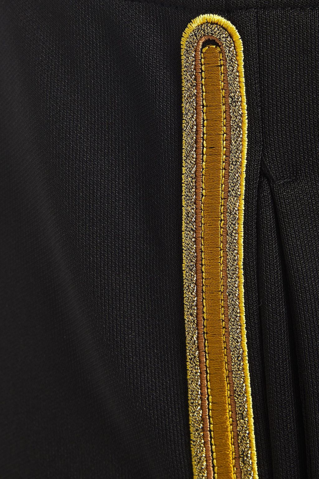 MOSCHINO Embellished tech-jersey track pants