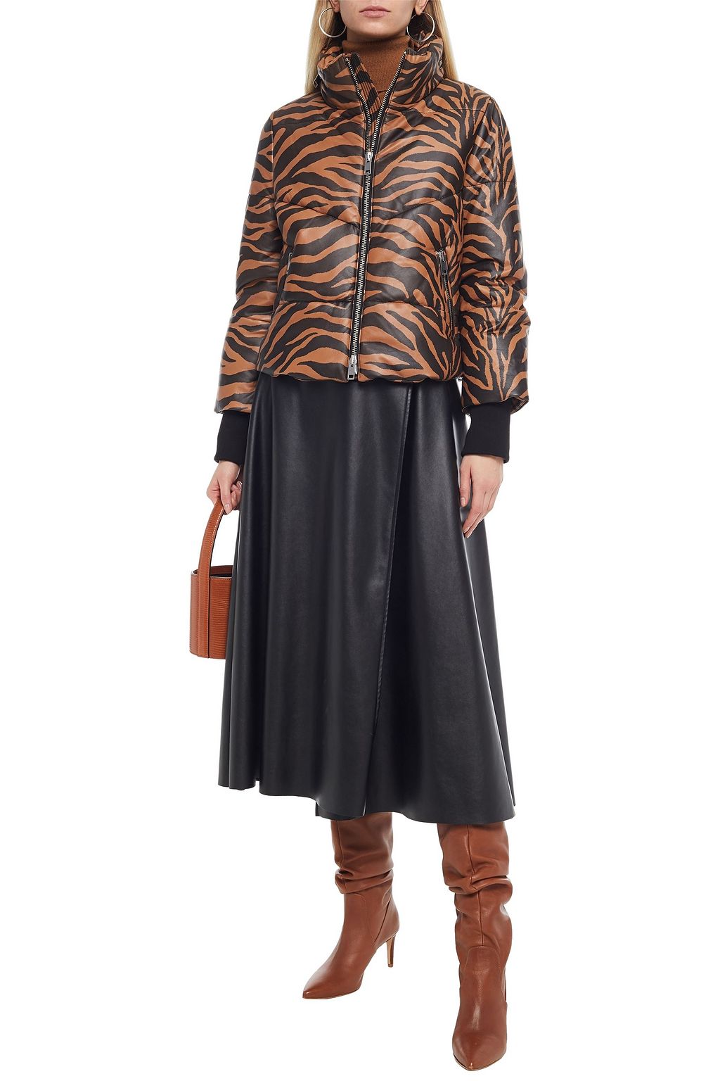 W118 BY WALTER BAKER Edwina quilted leather jacket