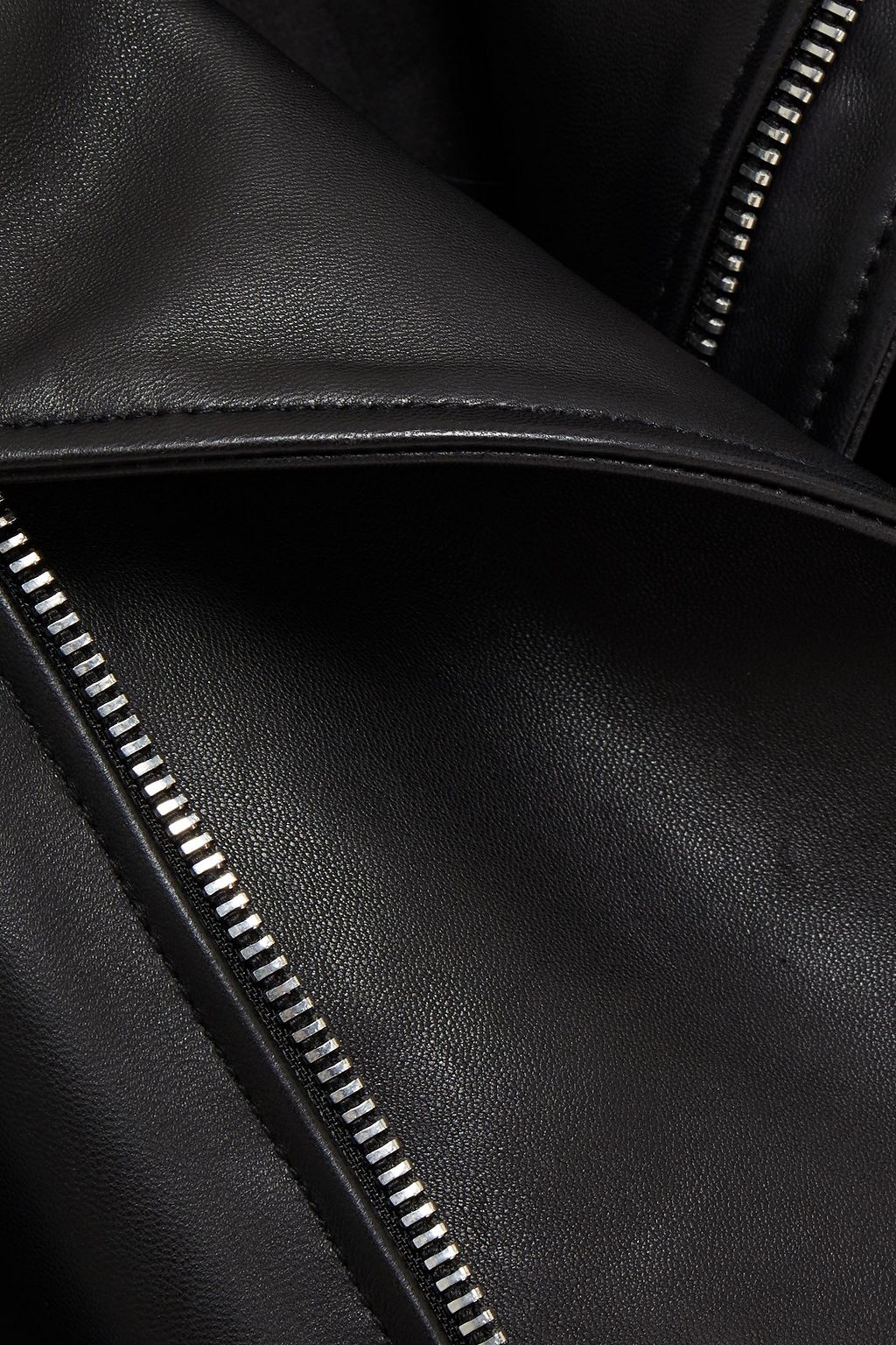 MAJE Embellished leather jacket