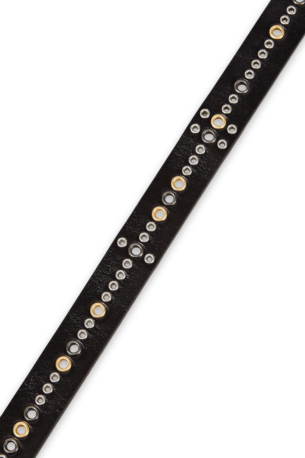 IRO Baley eyelet-embellished leather belt
