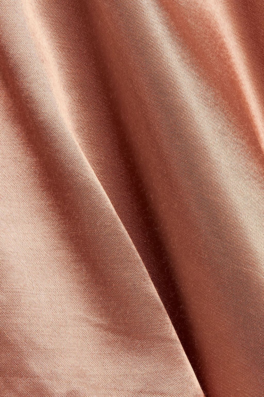 ENZA COSTA Satin peplum camisole