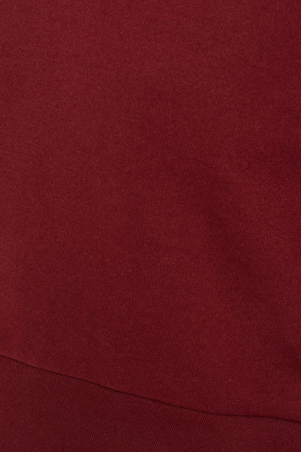 TWENTY MONTRÉAL Embroidered French cotton-blend terry hoodie