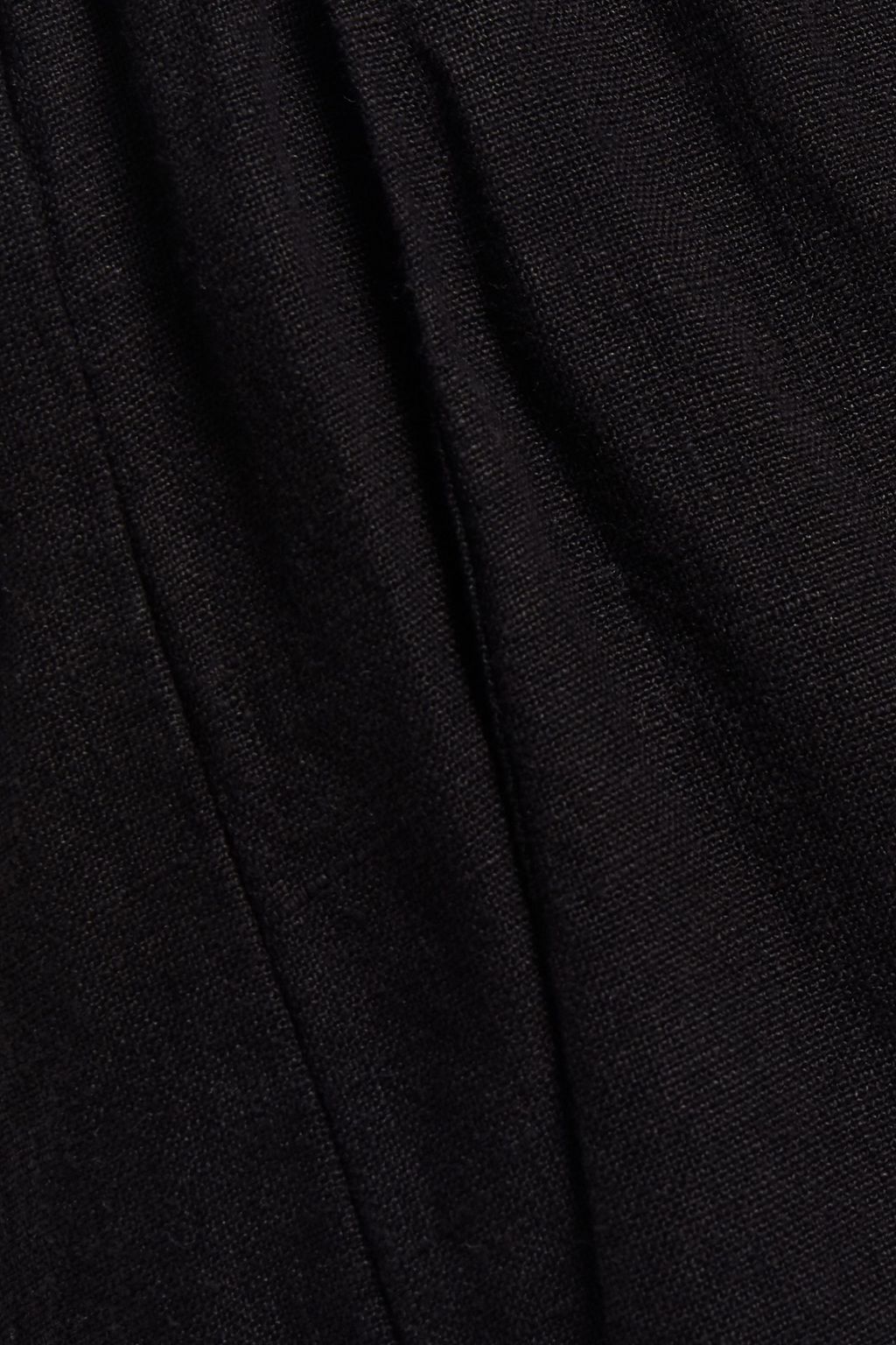 ENZA COSTA Gathered linen wide-leg pants
