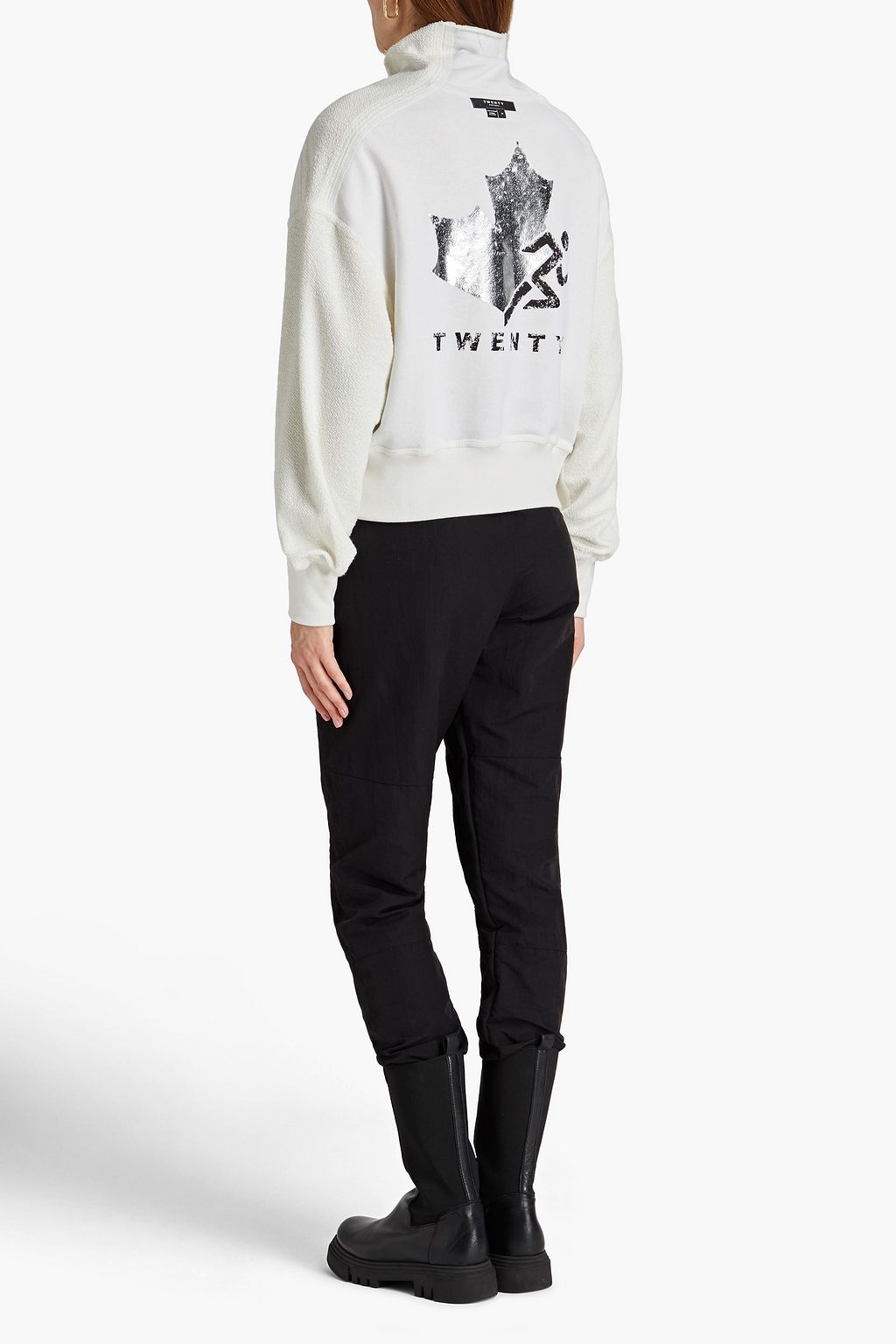 TWENTY MONTRÉAL French cotton-blend terry sweatshirt