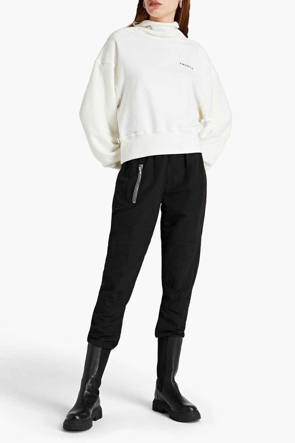 TWENTY MONTRÉAL French cotton-blend terry sweatshirt