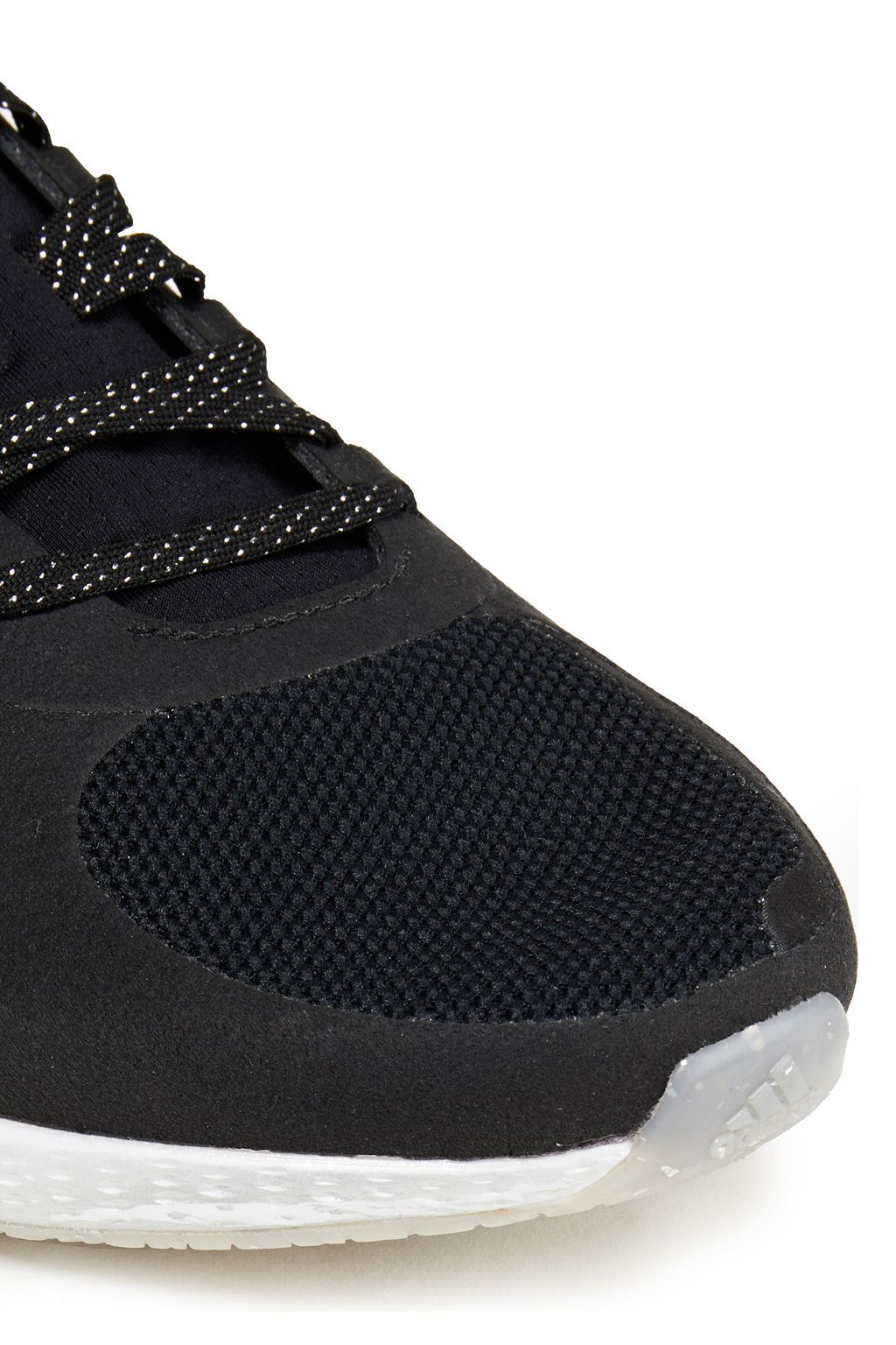 ADIDAS Focus Breathe In striped canvas and scuba sneakers