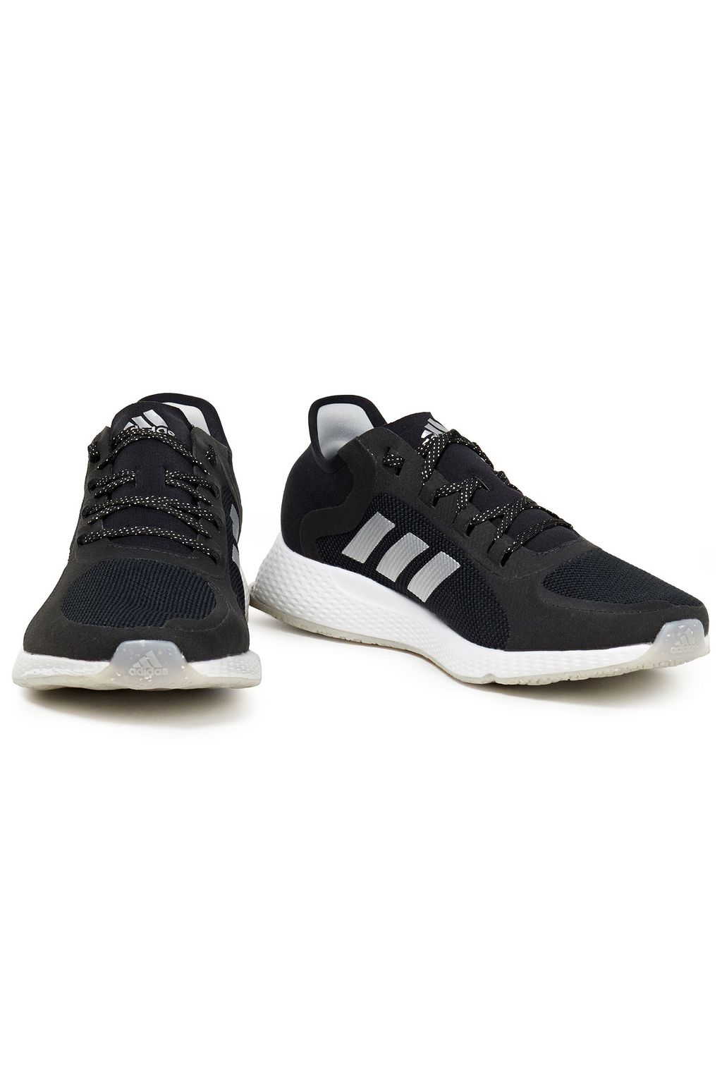 ADIDAS Focus Breathe In striped canvas and scuba sneakers