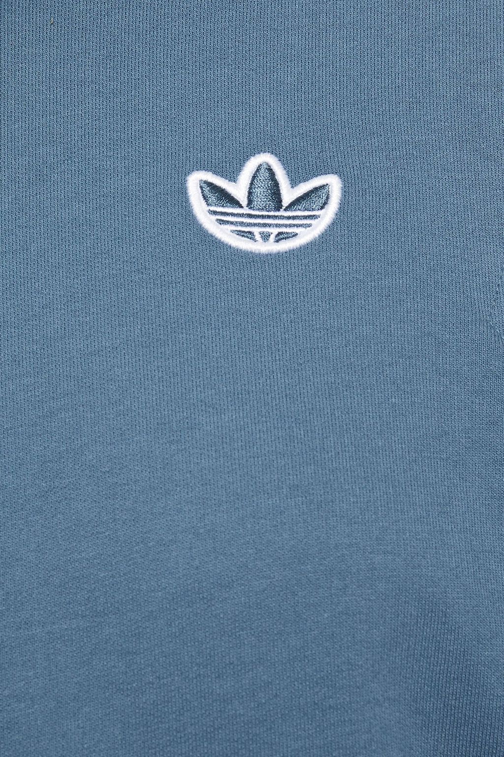 ADIDAS ORIGINALS Shell-paneled French cotton-terry hoodie