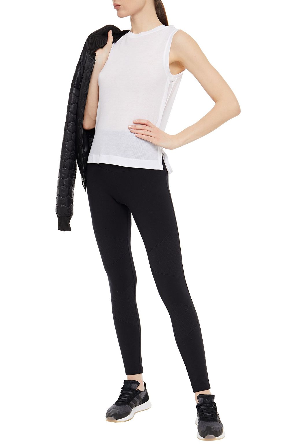 TWENTY MONTRÉAL Ribbed jersey tank