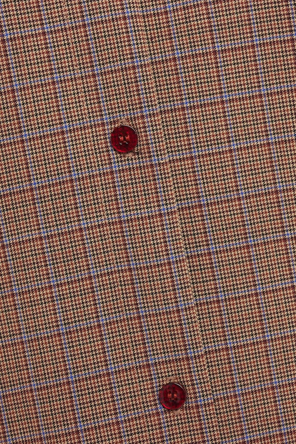 ACNE STUDIOS Checked flannel shirt dress