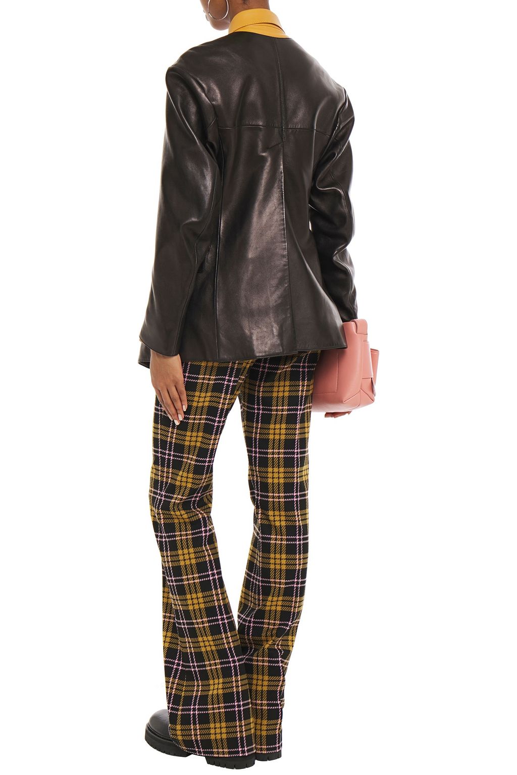 ACNE STUDIOS Textured-leather jacket