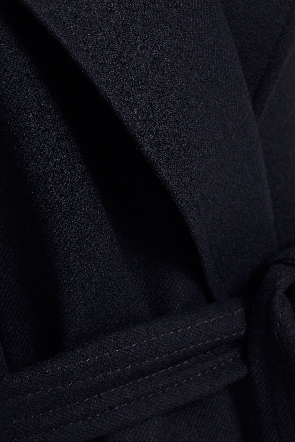 BA&SH Lisa brushed-twill wrap jacket