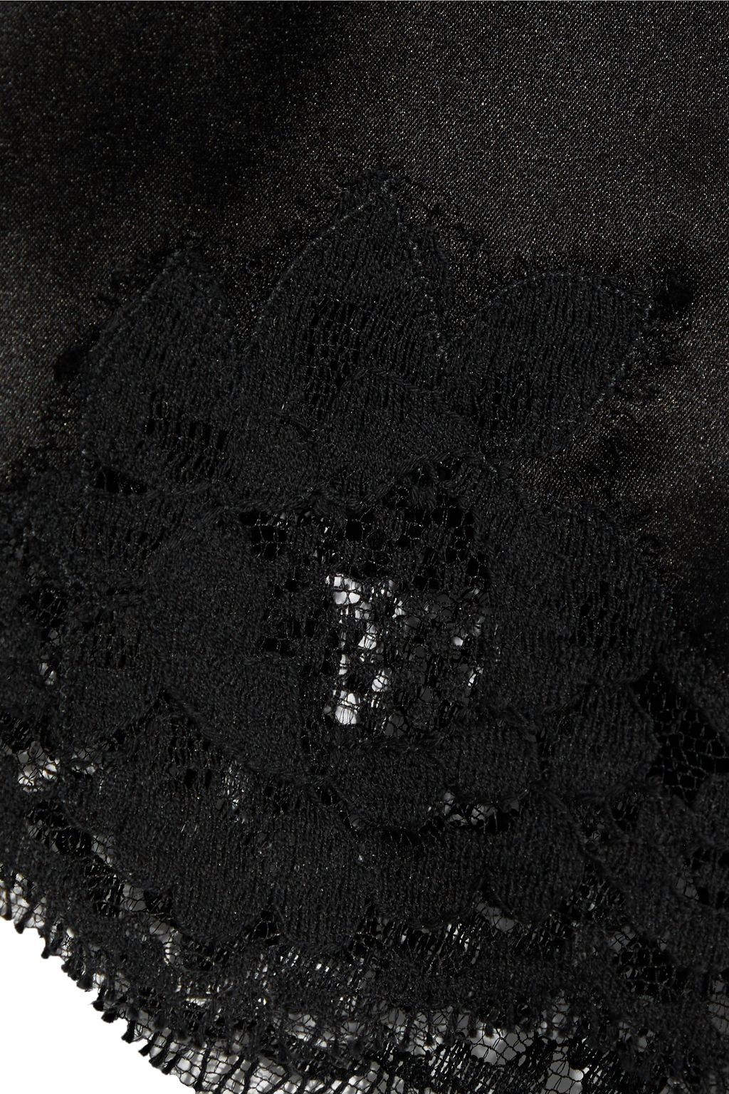 DOLCE&GABBANA Lace-trimmed silk-blend satin pajama shorts