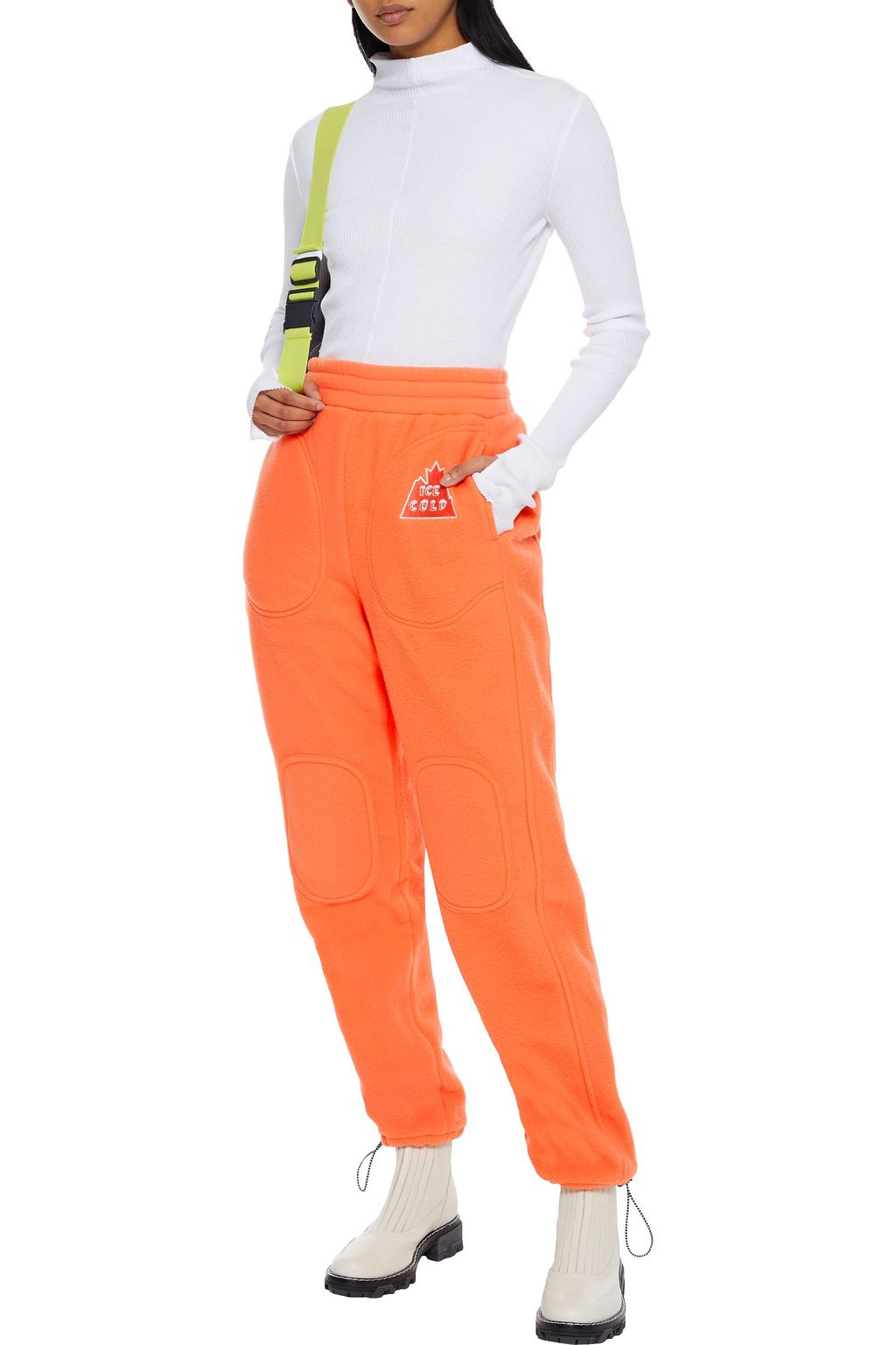 TWENTY MONTRÉAL Embroidered fleece track pants
