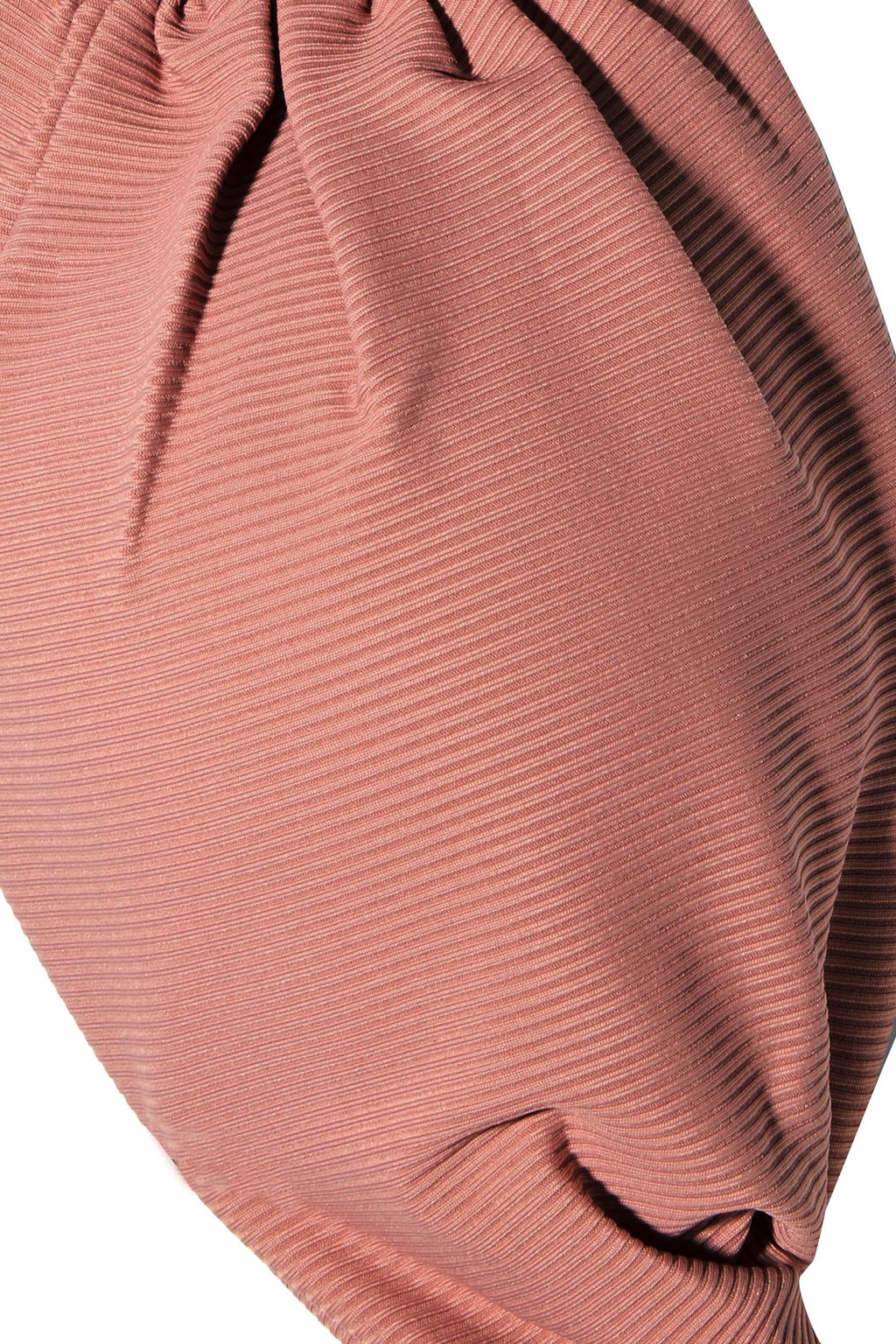 MELISSA ODABASH Thailand twisted ribbed bandeau bikini top