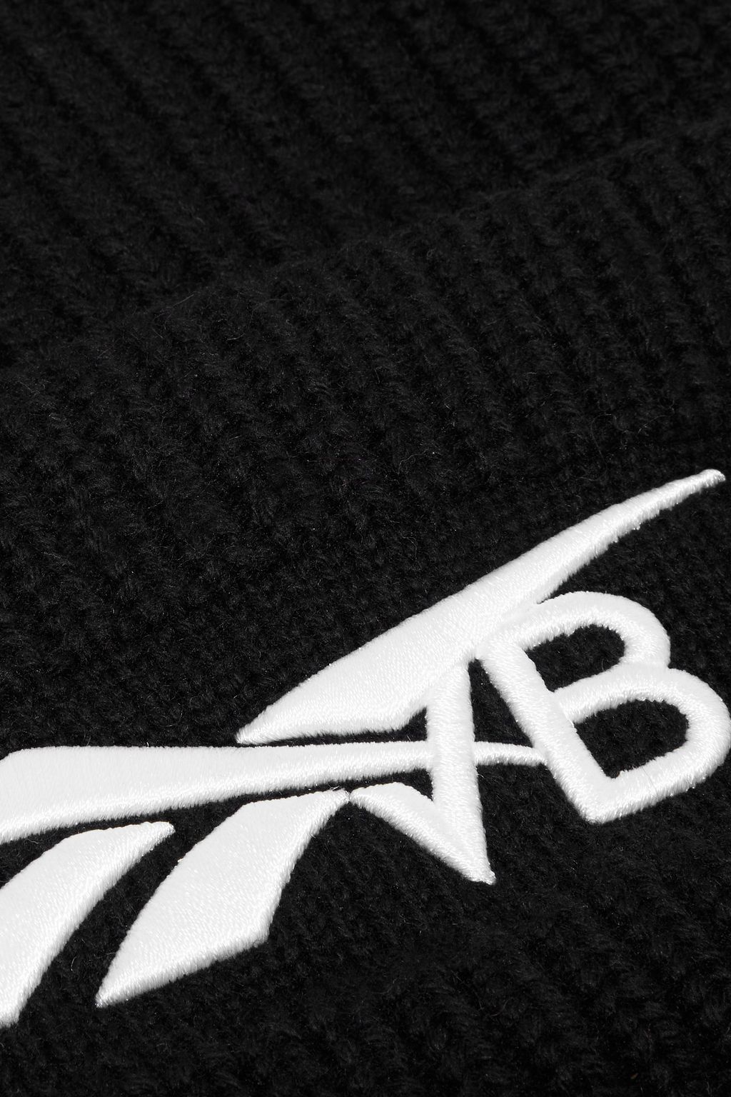 REEBOK X VICTORIA BECKHAM Logo-embroidered wool and cashmere-blend beanie