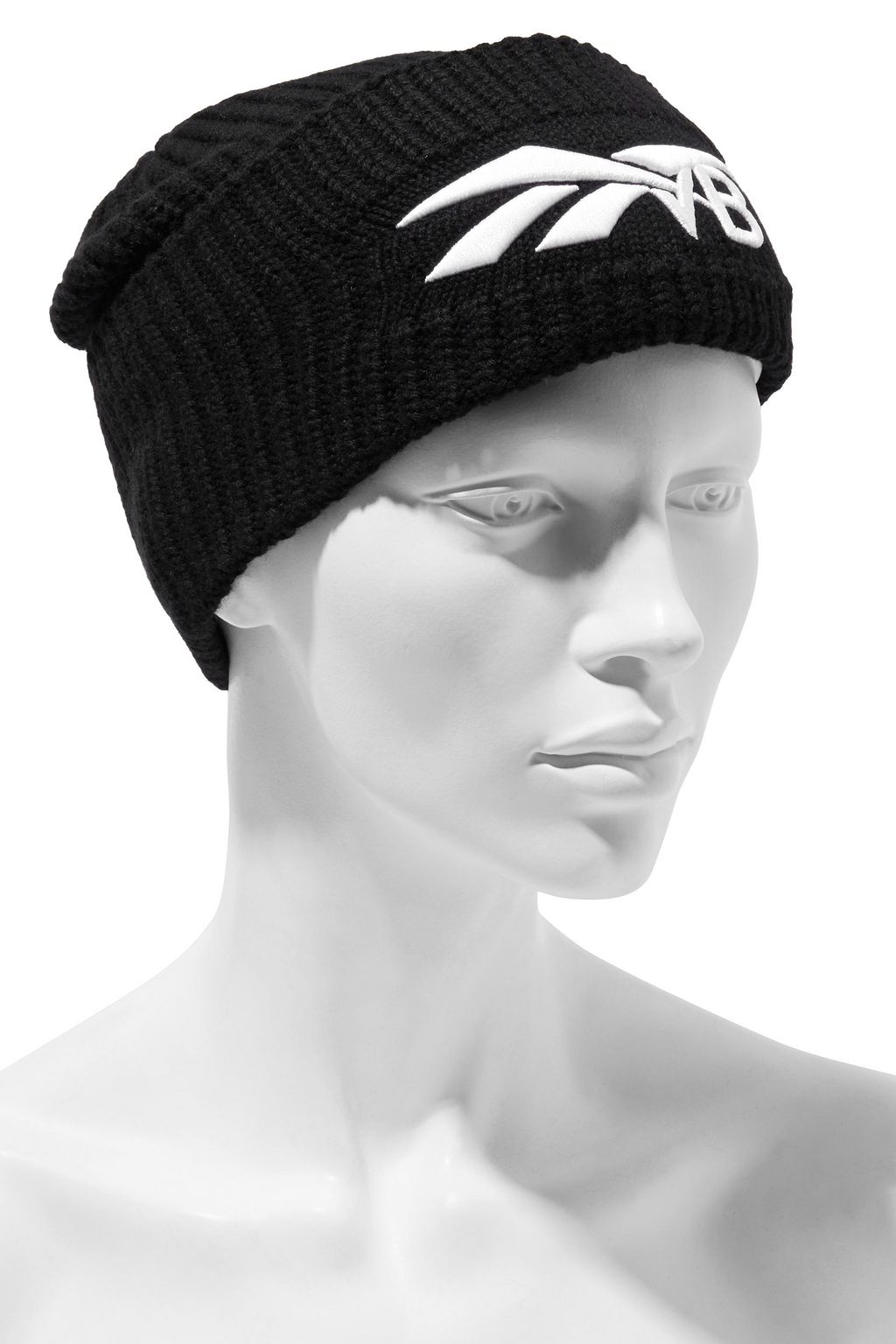 REEBOK X VICTORIA BECKHAM Logo-embroidered wool and cashmere-blend beanie