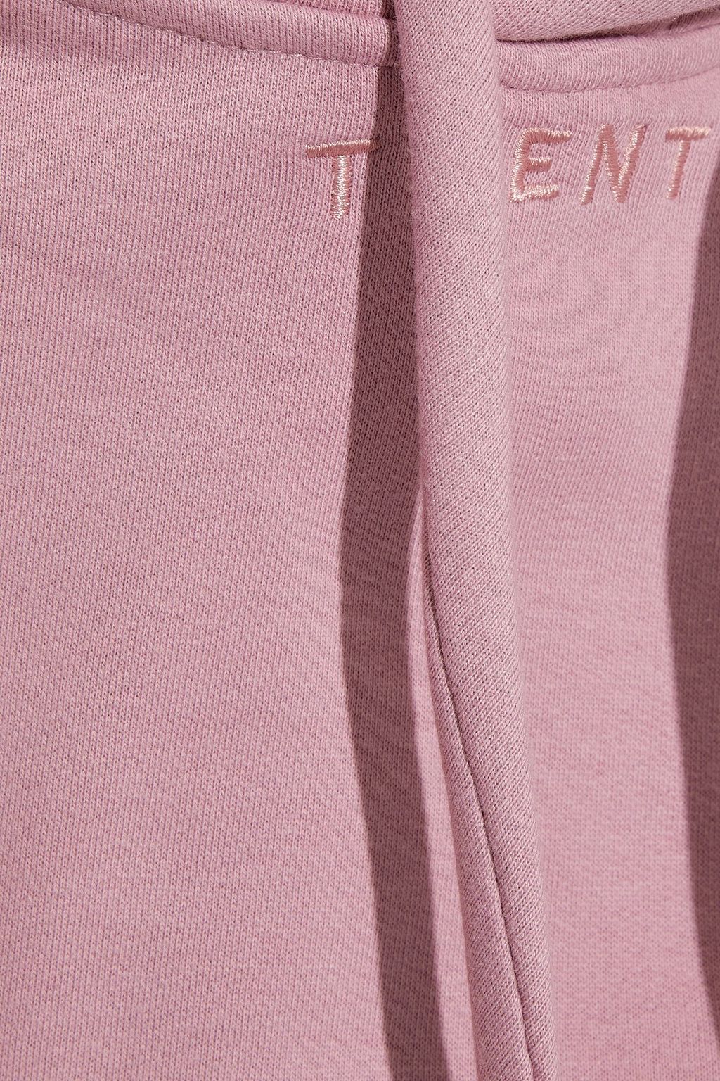 TWENTY MONTRÉAL Embroidered French cotton-blend terry hoodie