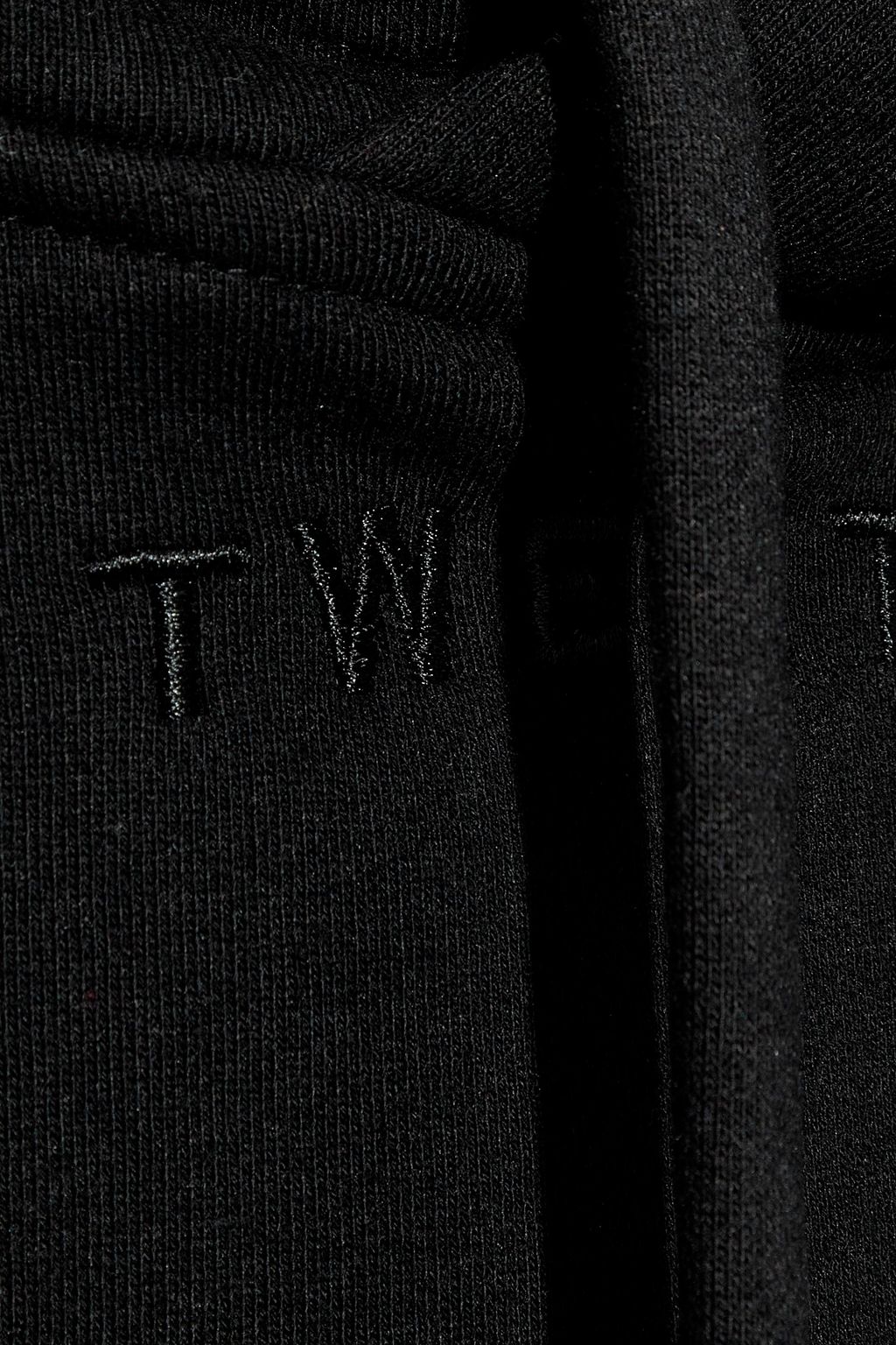 TWENTY MONTRÉAL Embroidered French cotton-blend terry hoodie