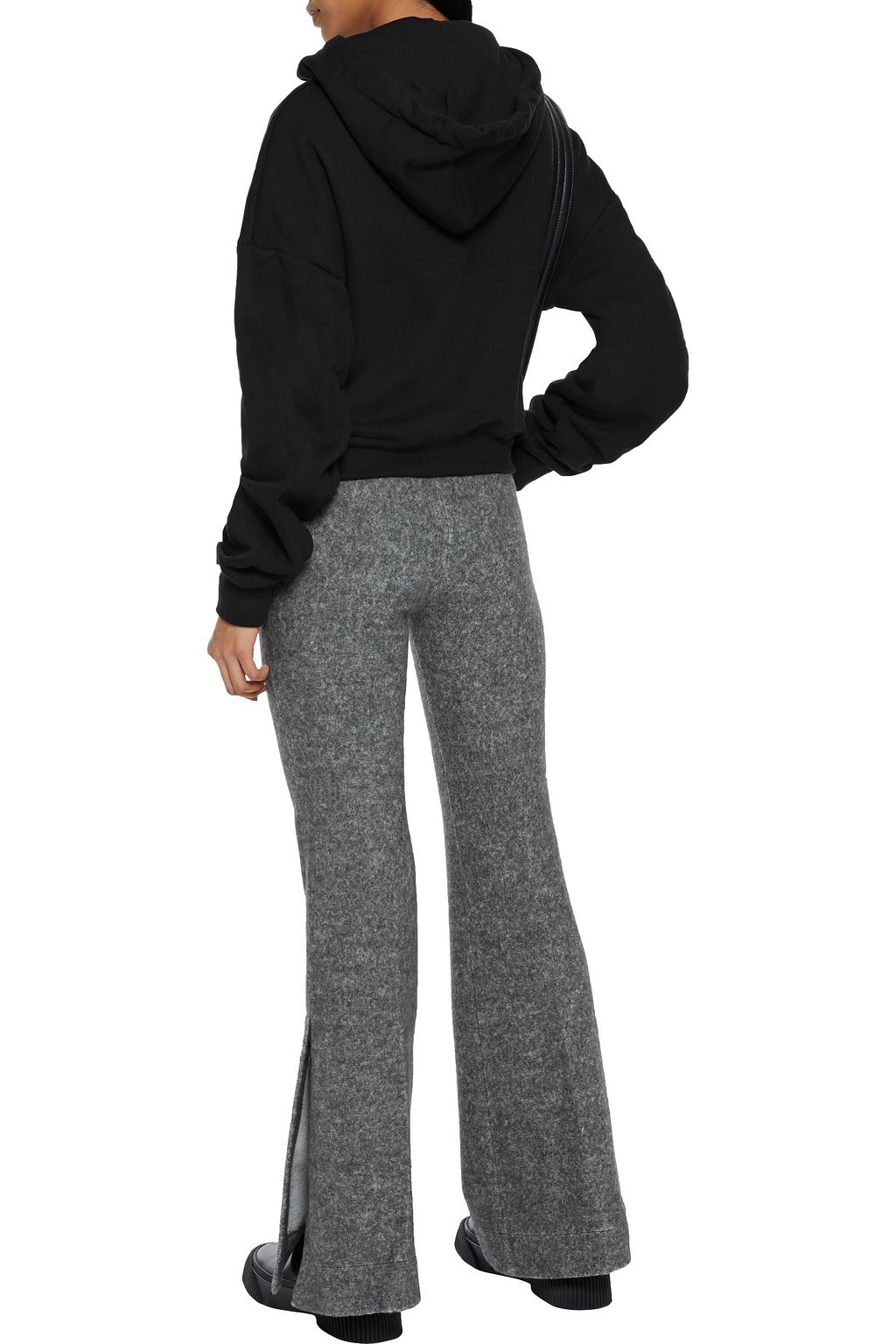 TWENTY MONTRÉAL Mélange fleece bootcut pants
