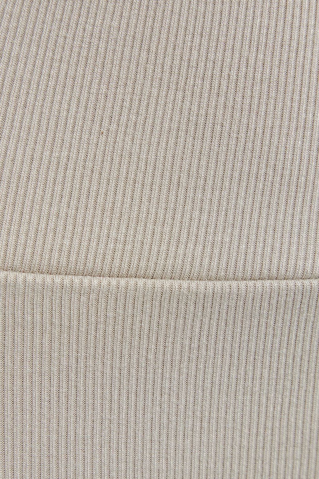 TWENTY MONTRÉAL Ribbed stretch-jersey shorts
