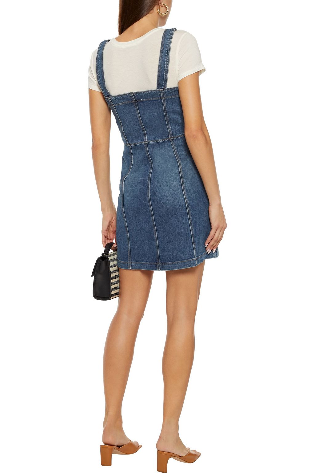 REFORMATION Randy denim mini dress